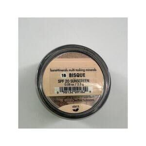 Bareminerals 1B Bisque 20 SPF Mineral Powder Make up Sunscreen Bare Minerals New
